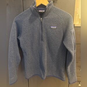 Patagonia quarter zip sweater (navy)